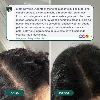 Gomitas revitalizantes para el cabello